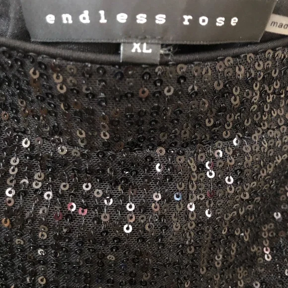🎩 Endless Rose sequin black pants 🔥 - Picture 7 of 9